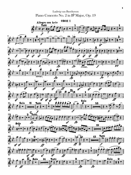 Oboe 1, 2