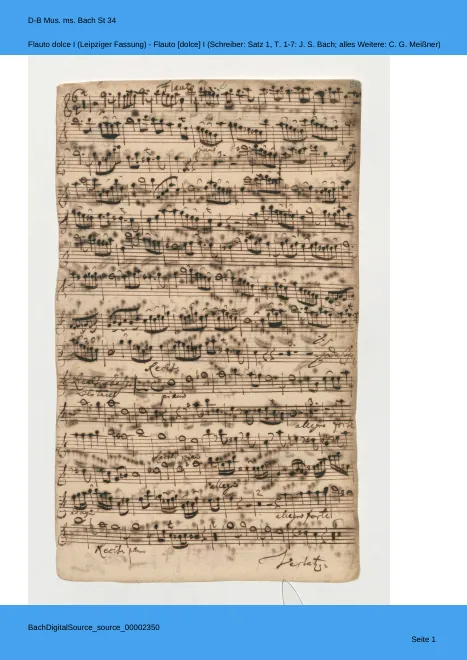 Recorder 1, 2, Continuo