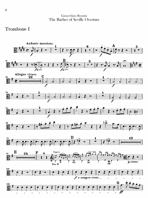 Trombone 1, 2, 3 Bass Clef Parts (Trombone 1, 2)