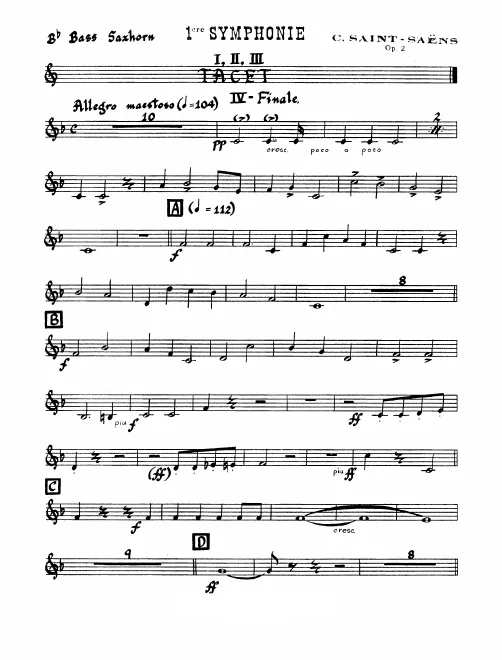 Bass Saxhorn (B), Contrabass Saxhorn (E)