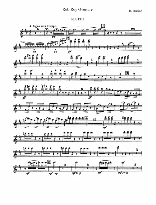 Flute 1, 2