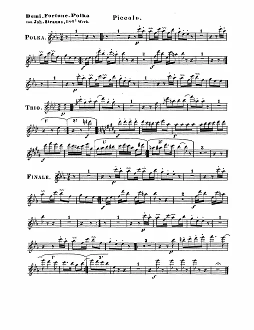 Piccolo, Flute