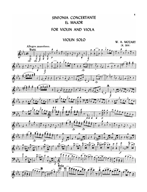 Violin solo