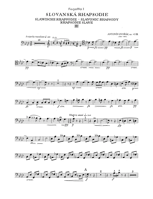 Bassoon 1, 2