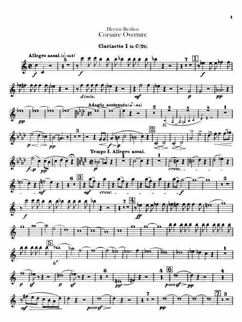 Clarinet 1, 2 (in C)