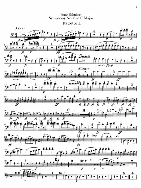 Bassoon 1, 2