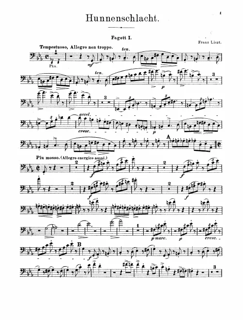 Bassoon 1, 2