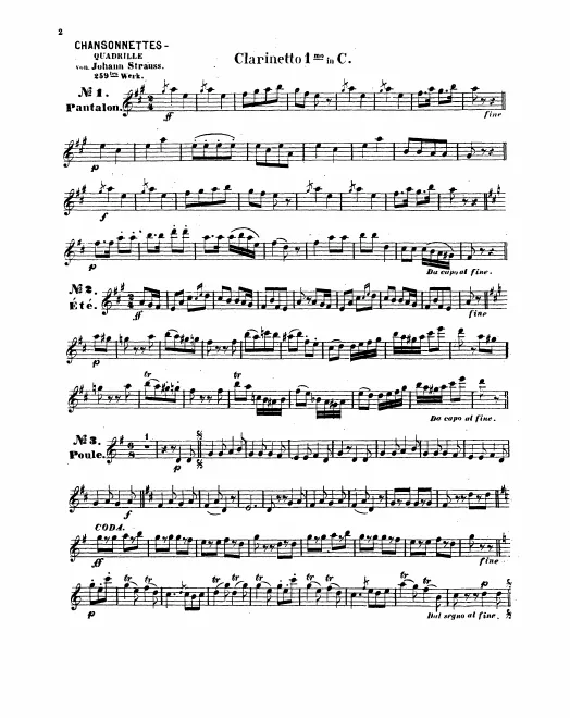 Clarinet 1, 2 (C)