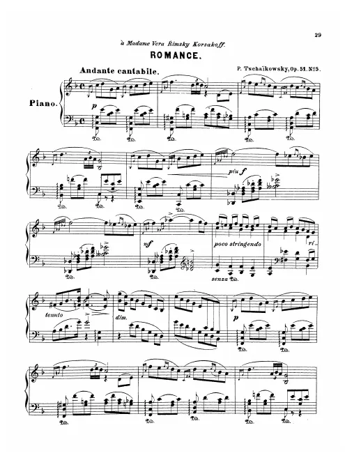 5. Romance 6. Valse sentimentale