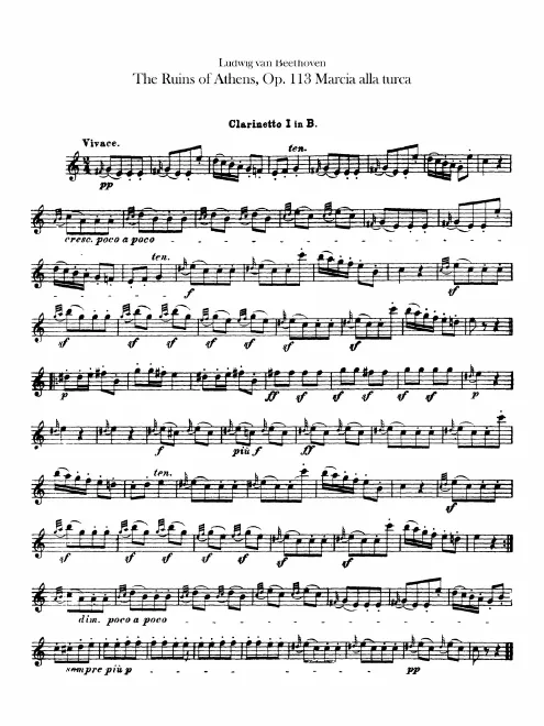 Clarinet 1, 2 (B)