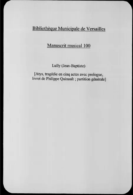 Prologue, Act I, Act II