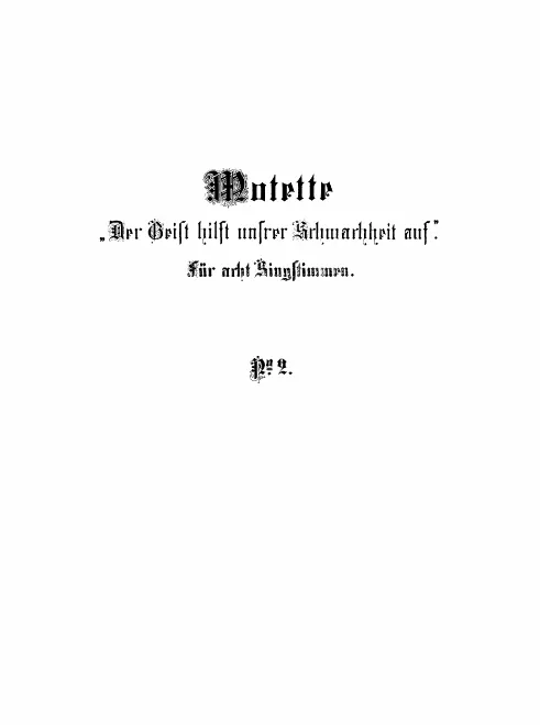 Chorus Score (voices only)