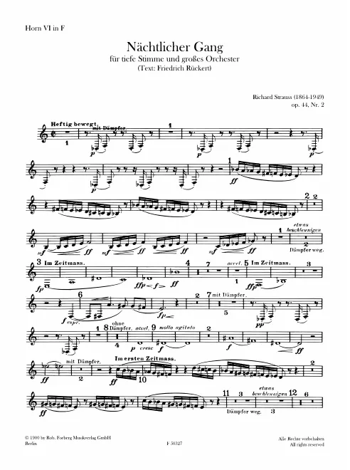 Horn 6 (F)