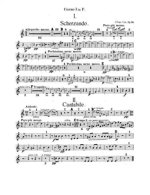 Horn 1, 2 (F)