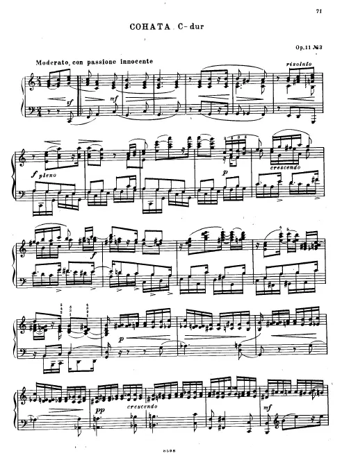 3. Sonata in