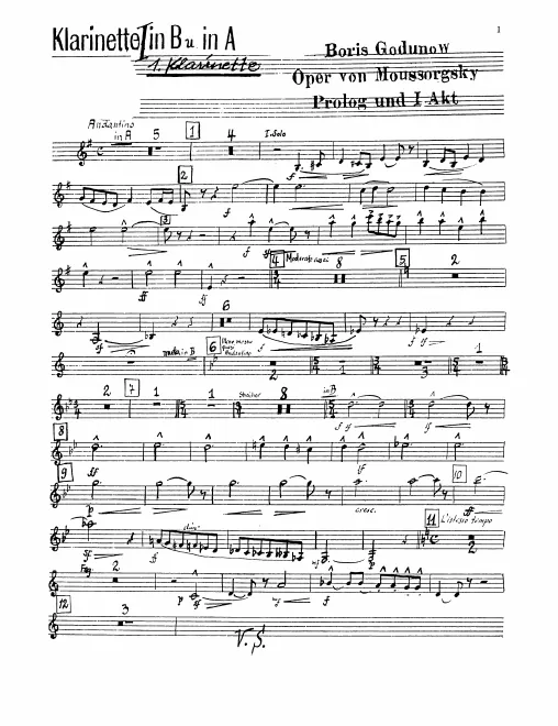 Clarinet 1 (B/A)