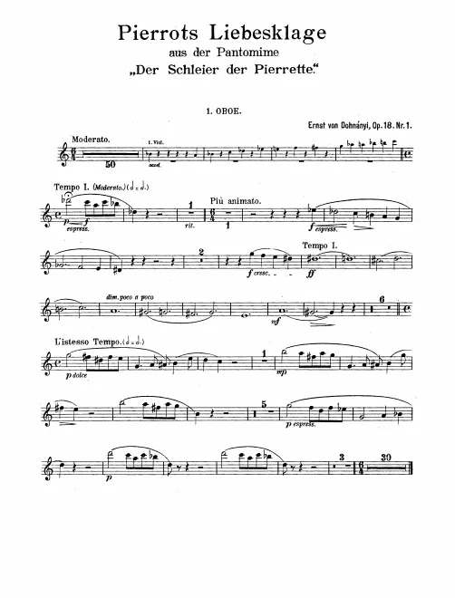 Oboe 1, 2