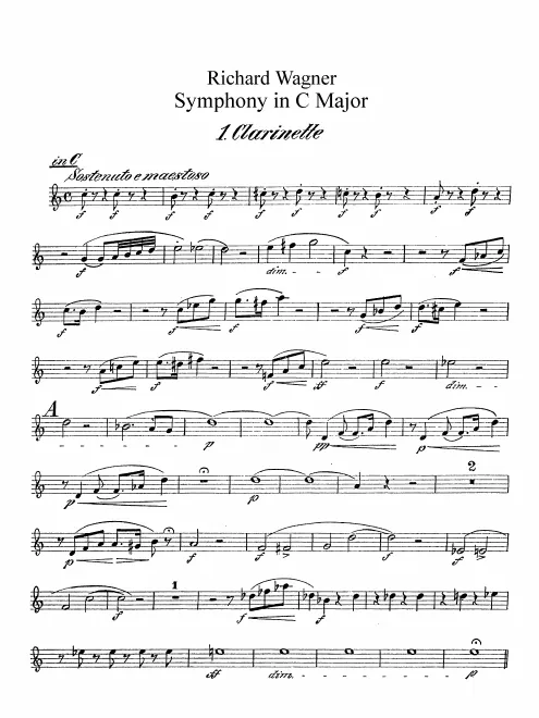 Clarinet 1, 2 (in C, B)