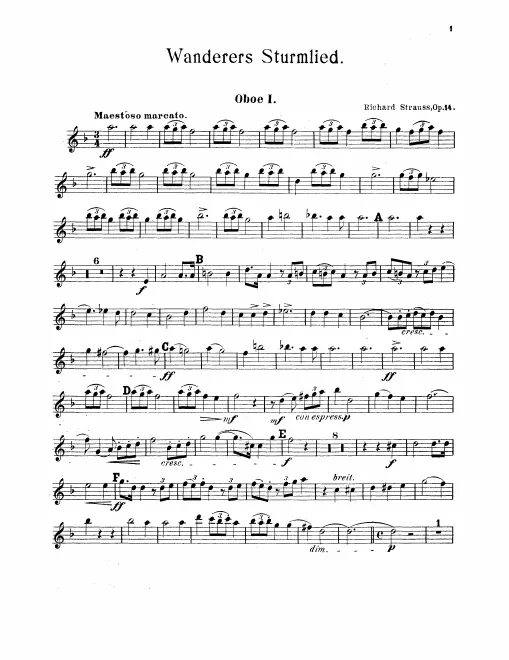 Oboe 1, 2