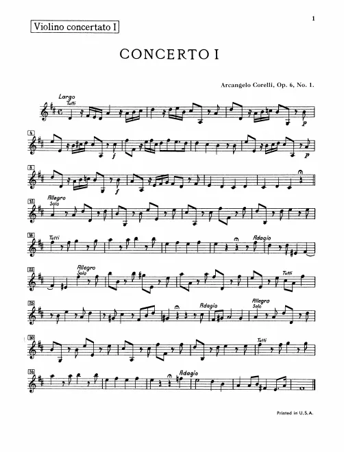 Violin 1 (concertato)
