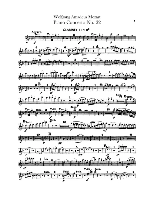 Clarinet 1, 2 (B)