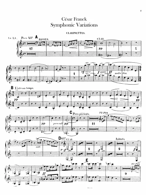 Clarinet 1/2 (A)