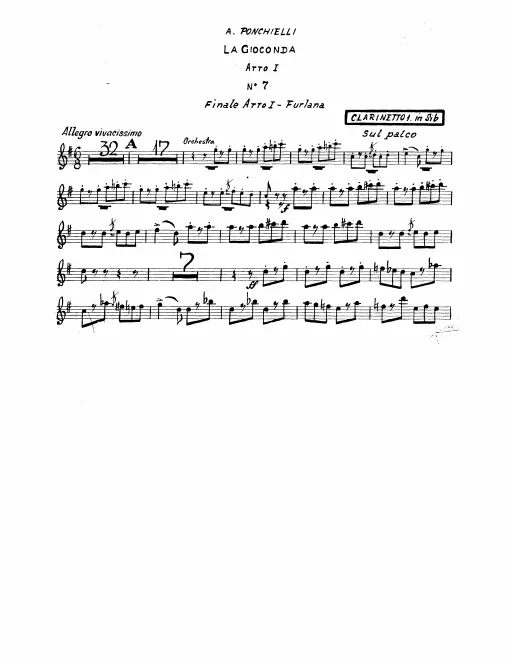 Clarinet 1 (B♭)
