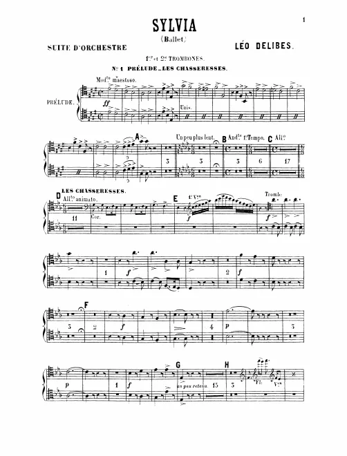 Trombone 1/2, 3, Ophicleide