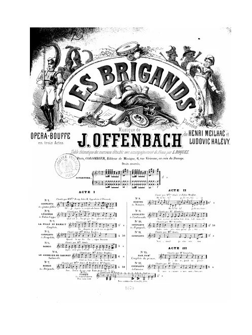 No.11, Couplets: "Vraiment je n'en sais rien" (Act II, No.16)