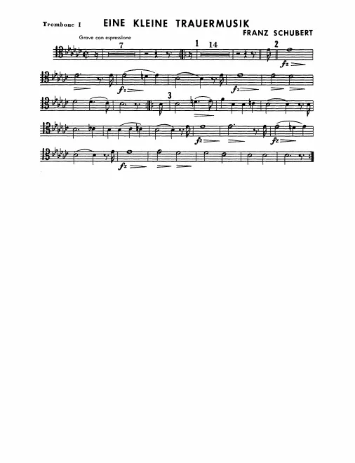 Trombone 1, 2