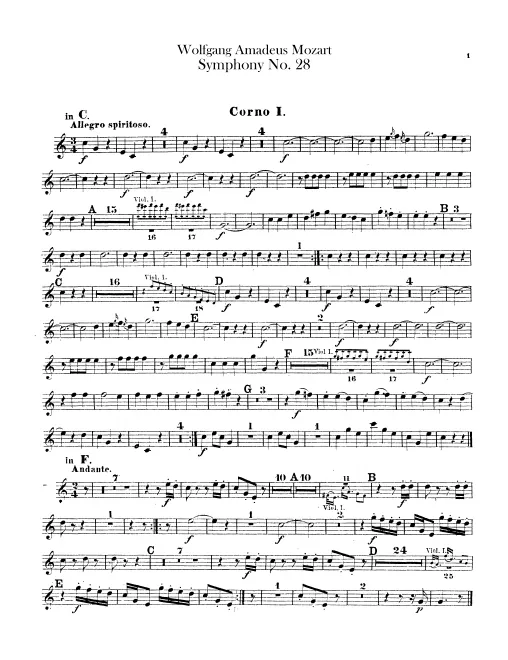 Horn 1, 2 (C/F)