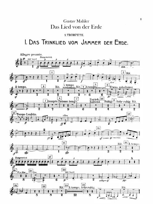 Trumpet 1 (F/B)