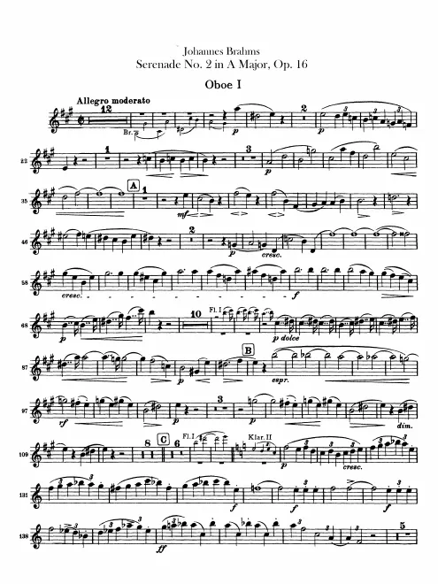 Oboe 1, 2