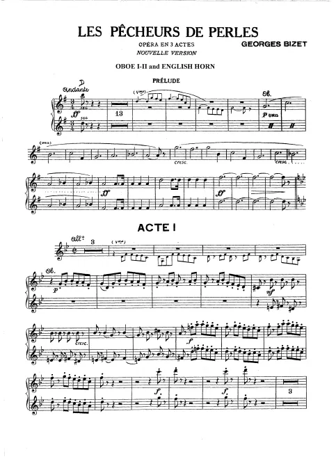 Oboe 1/2 (also English Horn)
