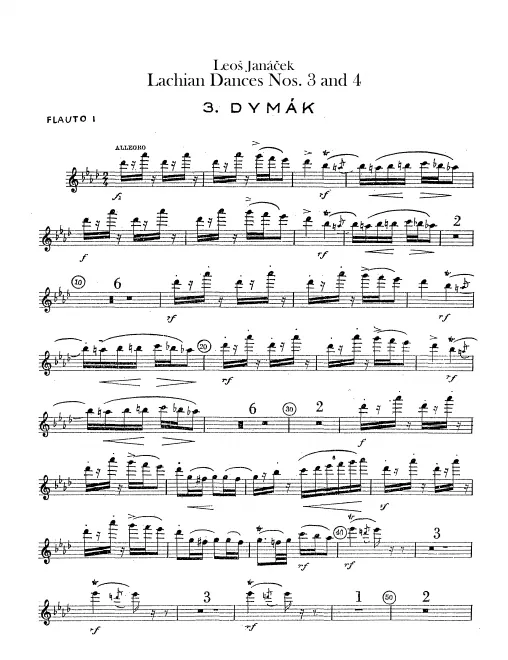 Flute 1, 2, Piccolo