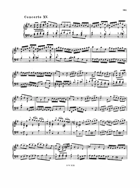 15. Concerto in , BWV 986