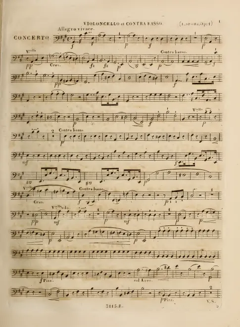 Cellos and Basses