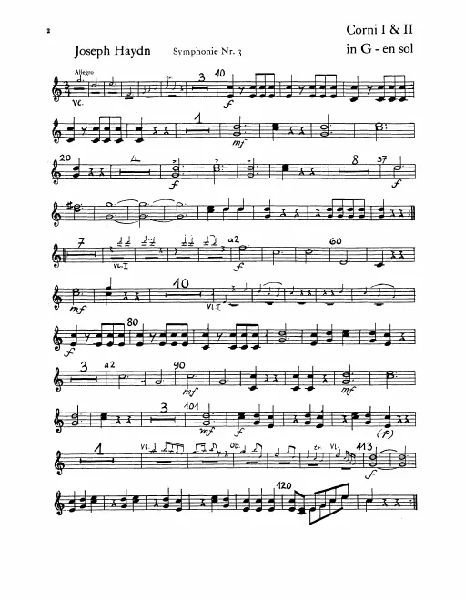 Horn 1/2 (G)