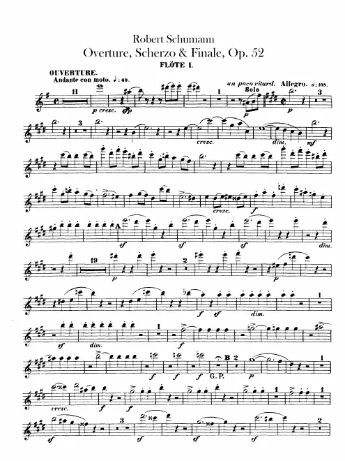 Flute 1, 2