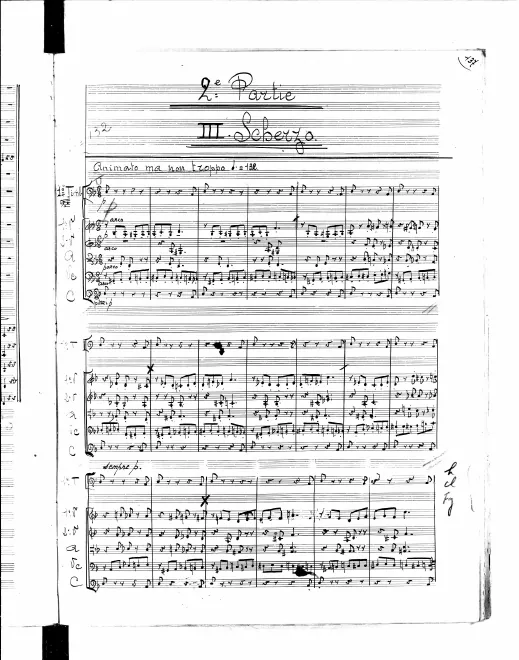 III. Scherzo: Animato ma non troppo