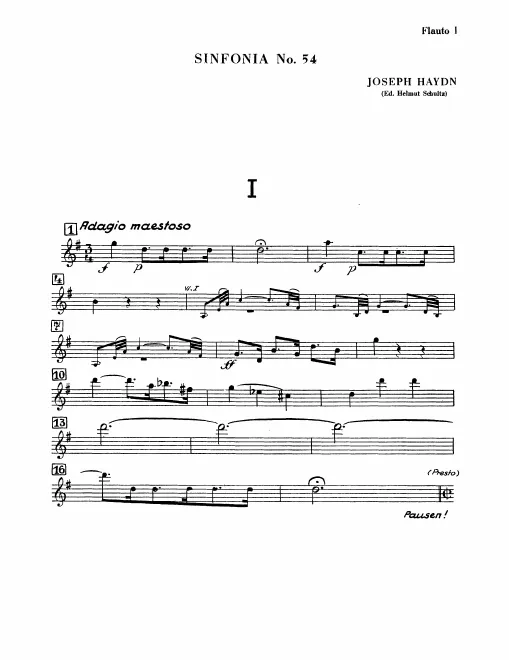 Flute 1, 2