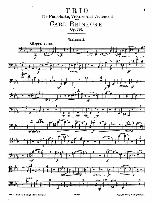 Cello part