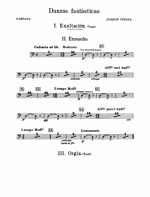 Chimes, Triangle, Bass Drum/Cymbals, Drum, Bells*