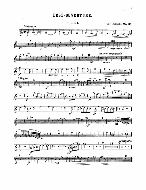 Oboe 1, 2