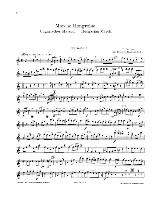 Clarinet 1, 2 (A)