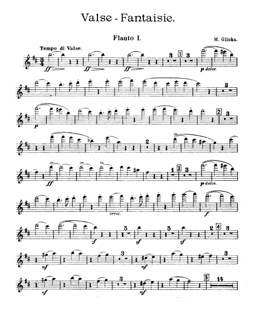 Flute 1, 2