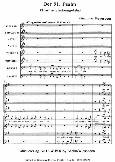 Complete Score (German text)