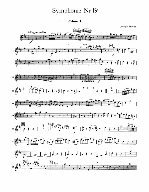 Oboe 1, 2