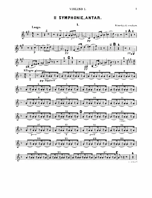 Violins I
