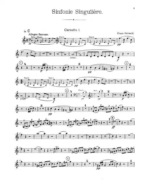 Clarinet 1, 2 (C)